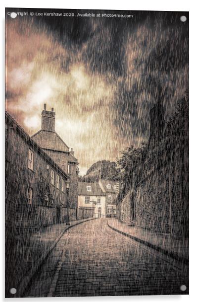 Rainy Day Acrylic by Lee Kershaw