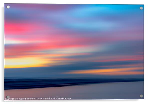 Ramsgate ICM Sunrise Acrylic by Clare Edmonds