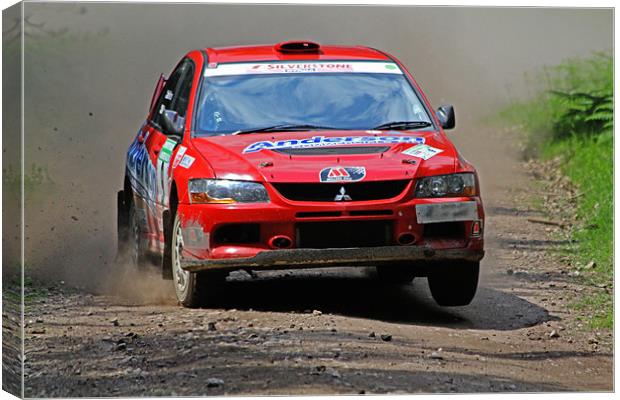 Evo Rally Canvas Print by J Biggadike