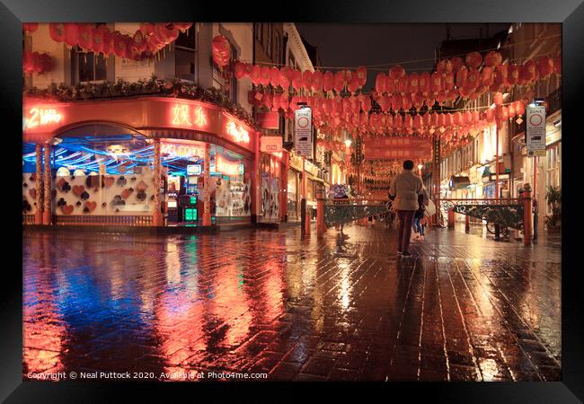 Chinatown Framed Print by Neal P