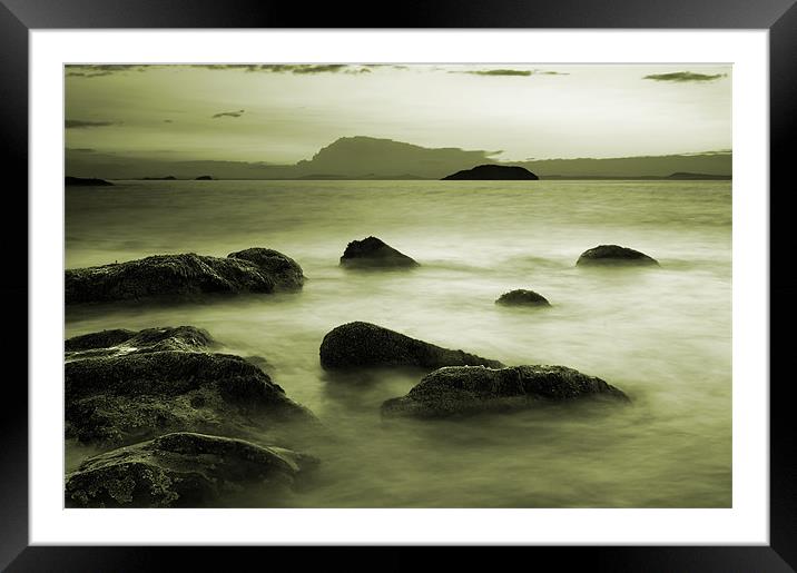 Misty Seas Framed Mounted Print by Keith Thorburn EFIAP/b