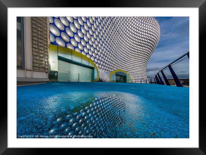 A worms eye view of the Selfridges building. Framed Mounted Print by Bill Allsopp