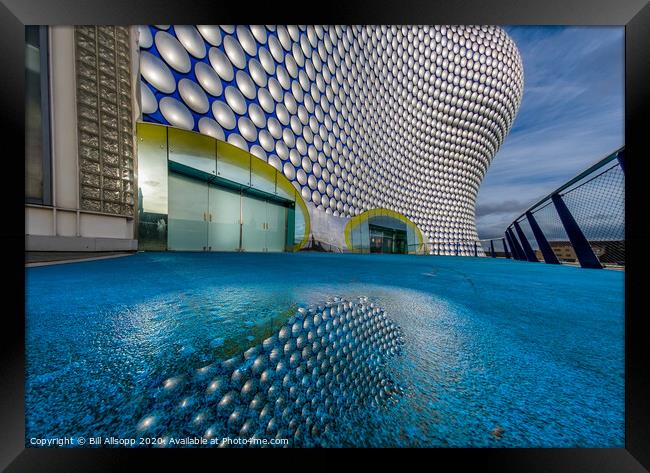 A worms eye view of the Selfridges building. Framed Print by Bill Allsopp