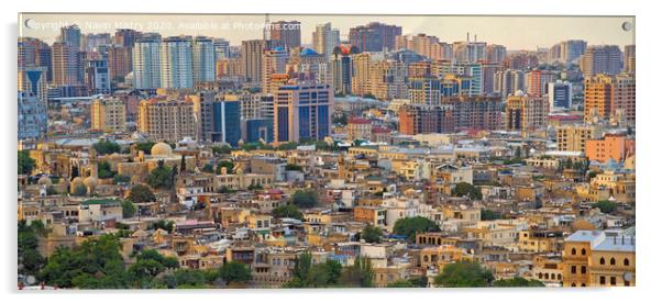 Baku, Azerbaijan  Acrylic by Navin Mistry