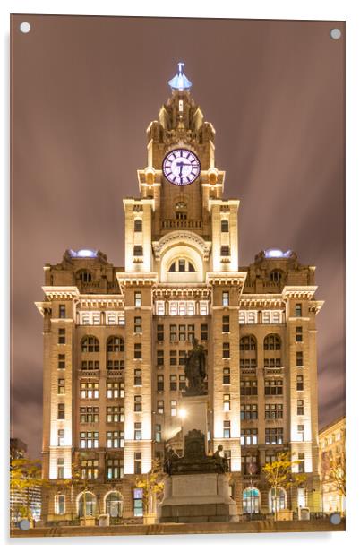 Royal Liver Building, Liverpool Acrylic by Dave Wood