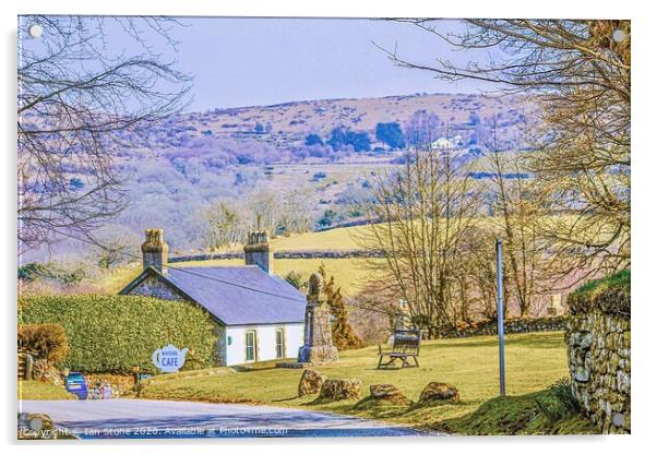 Widecombe in The Moor  Acrylic by Ian Stone