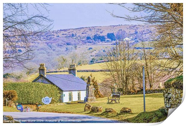 Widecombe in The Moor  Print by Ian Stone