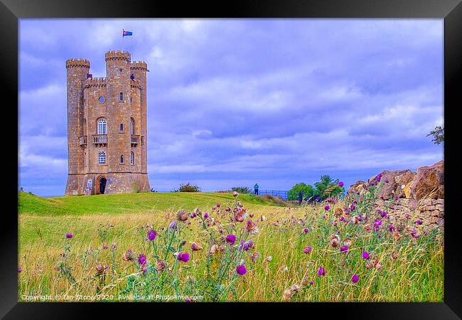 Broadway Tower in Worcestershire  Framed Print by Ian Stone