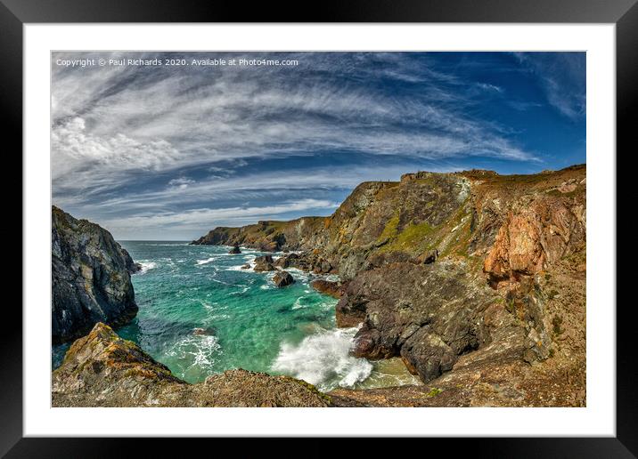 Kynance Cove, Cornwall Framed Mounted Print by Paul Richards