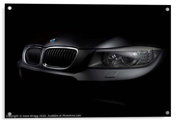 BMW fine art Acrylic by Dave Wragg