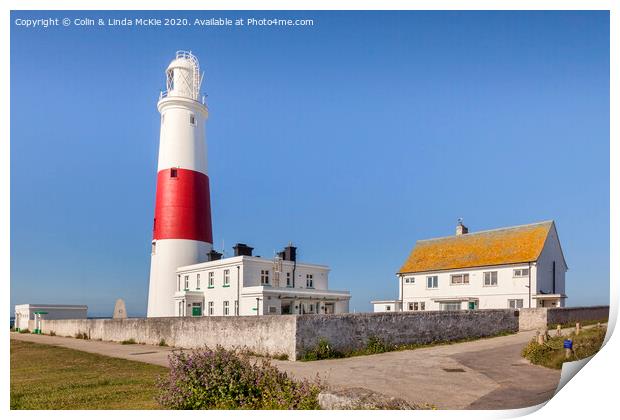 Portland Bill Lighthouse Print by Colin & Linda McKie