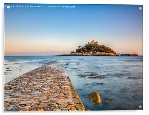 St Michael's Mount, Cornwall Acrylic by Colin & Linda McKie