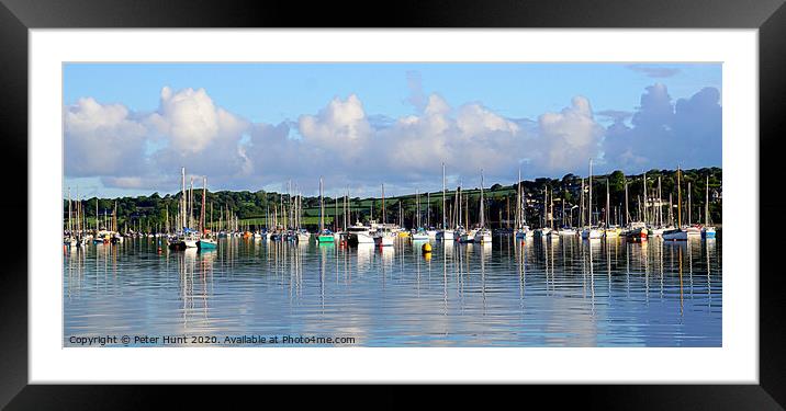 Early Morning On The River Fal Framed Mounted Print by Peter F Hunt