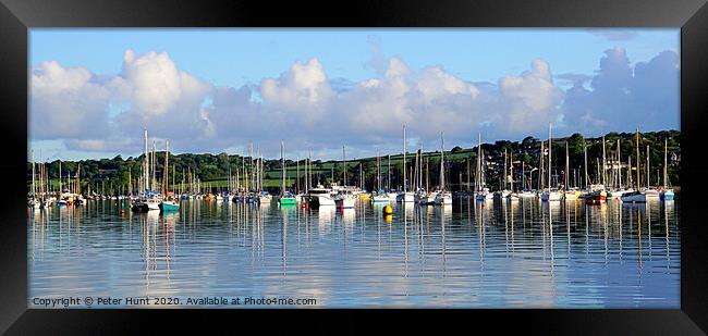 Early Morning On The River Fal Framed Print by Peter F Hunt