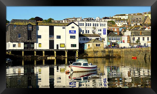 Falmouth Reflections Framed Print by Peter F Hunt