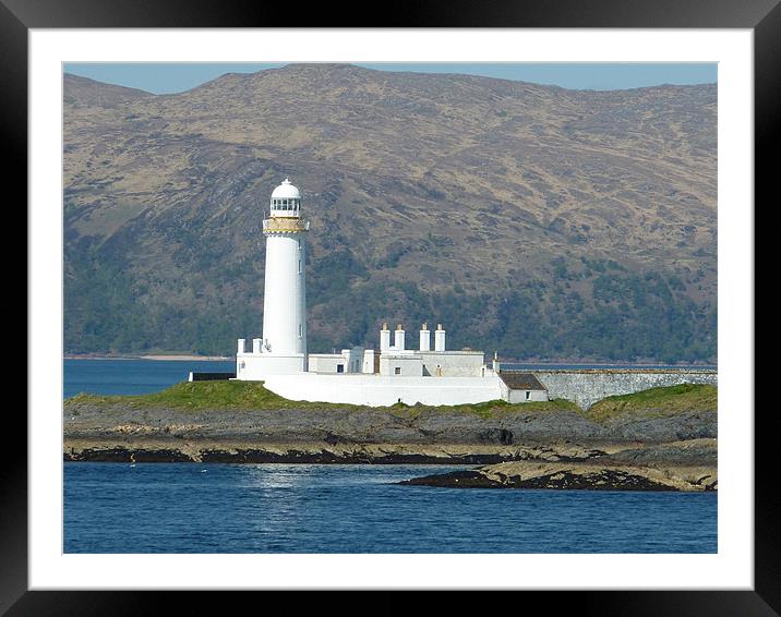 Lismore lighthouse Framed Mounted Print by Hania Nicholson