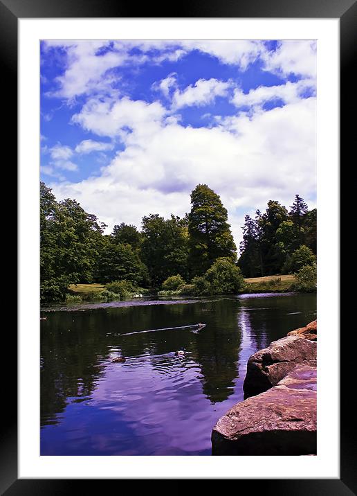 Reflectoins Framed Mounted Print by Doug McRae