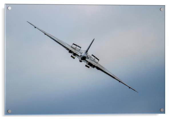 Avro Vulcan bomber XH558 RIAT Acrylic by Oxon Images