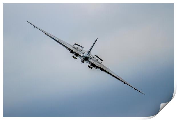 Avro Vulcan bomber XH558 RIAT Print by Oxon Images