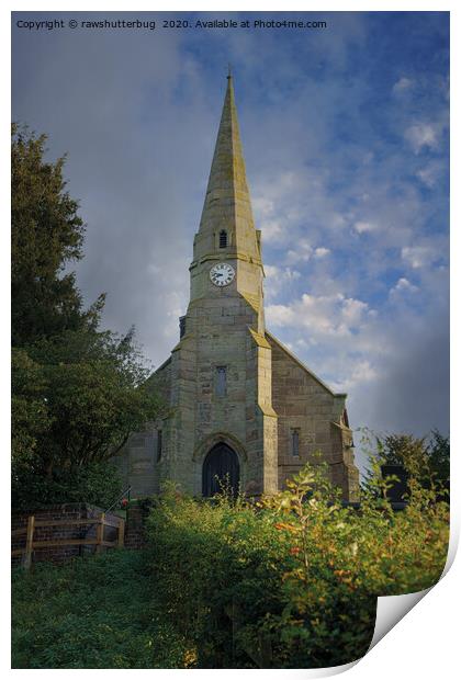 St.John the Baptist Church In Wall Print by rawshutterbug 