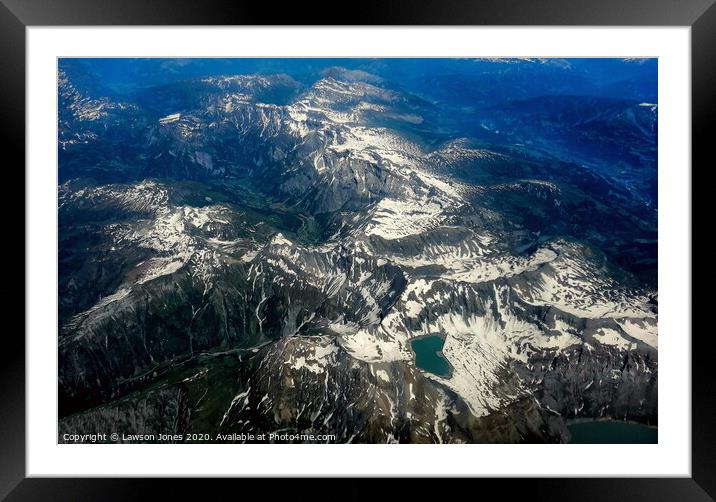 Crossing The Alps Framed Mounted Print by Lawson Jones