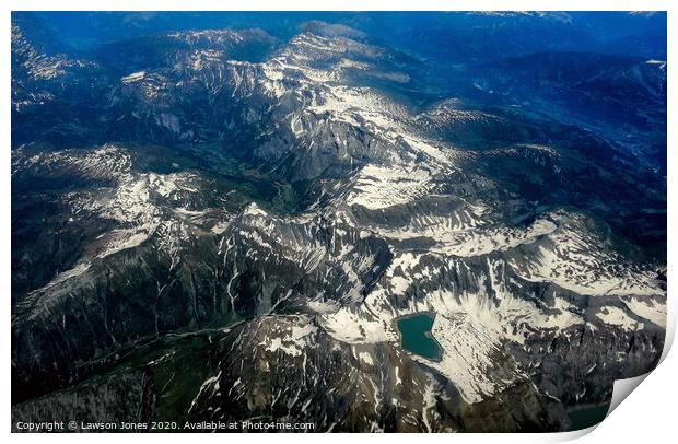 Crossing The Alps Print by Lawson Jones