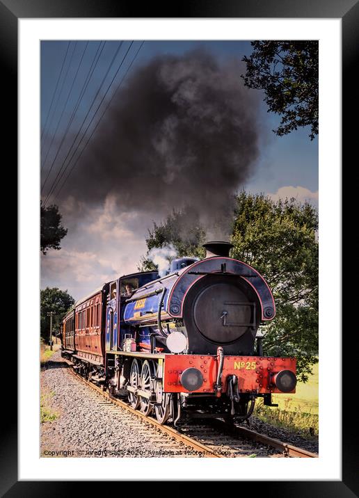 Steaming through Kent Framed Mounted Print by Jeremy Sage