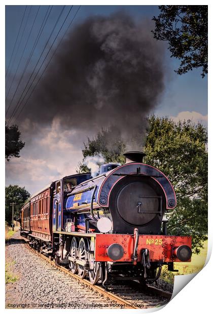 Steaming through Kent Print by Jeremy Sage