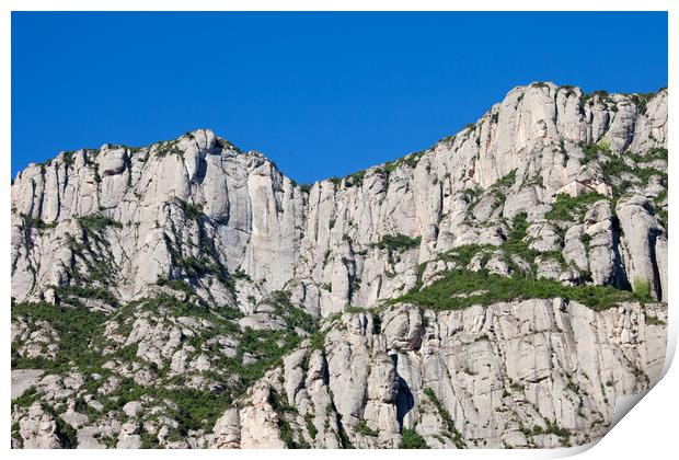 Montserrat Mountain in Spain Print by Artur Bogacki