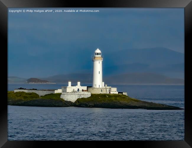 Lismore Lighthouse , Isle of Mull Framed Print by Philip Hodges aFIAP ,