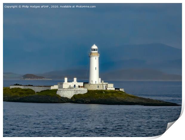 Lismore Lighthouse , Isle of Mull Print by Philip Hodges aFIAP ,