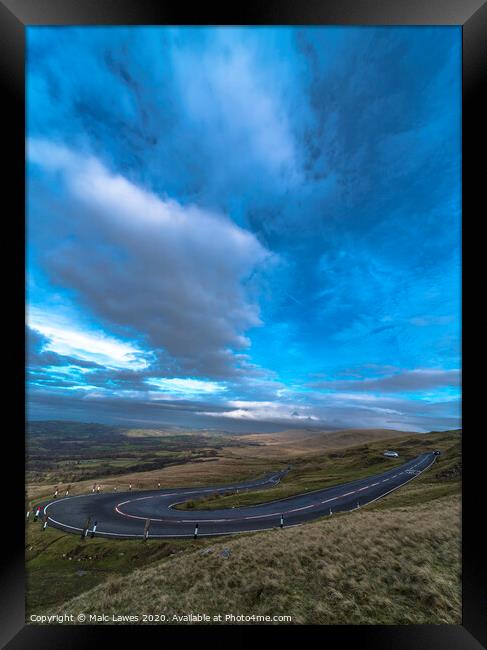The Hairpin. Framed Print by Malc Lawes