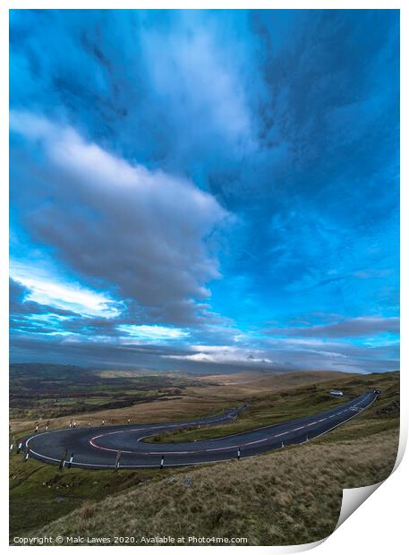 The Hairpin. Print by Malc Lawes