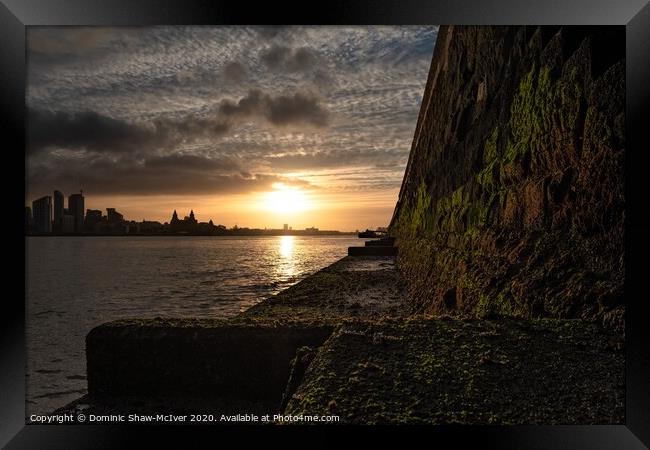 Sunrise over the Mersey Framed Print by Dominic Shaw-McIver