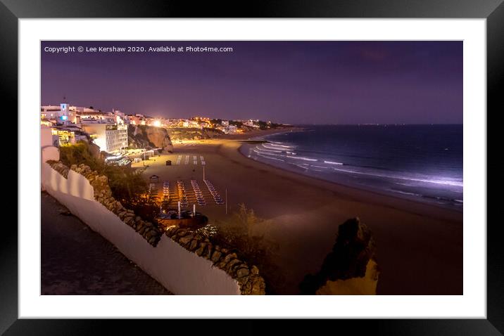 Albufera at Night Framed Mounted Print by Lee Kershaw