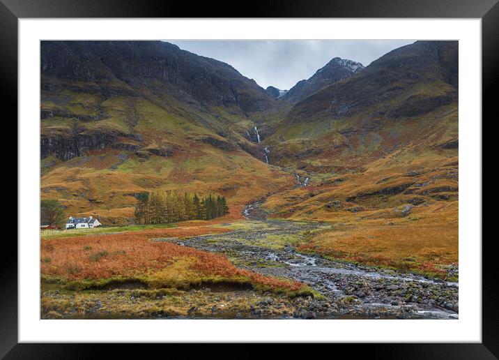 Glencoe Scotland Framed Mounted Print by Derek Beattie