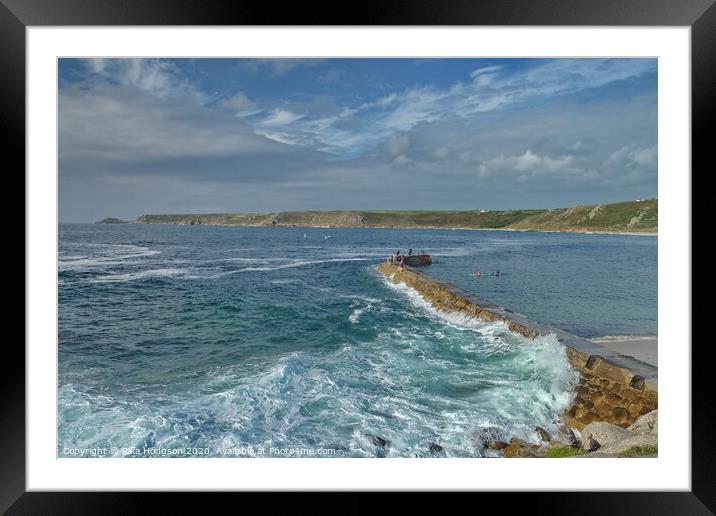 Sennen Cove, West Cornwall, England  Framed Mounted Print by Rika Hodgson
