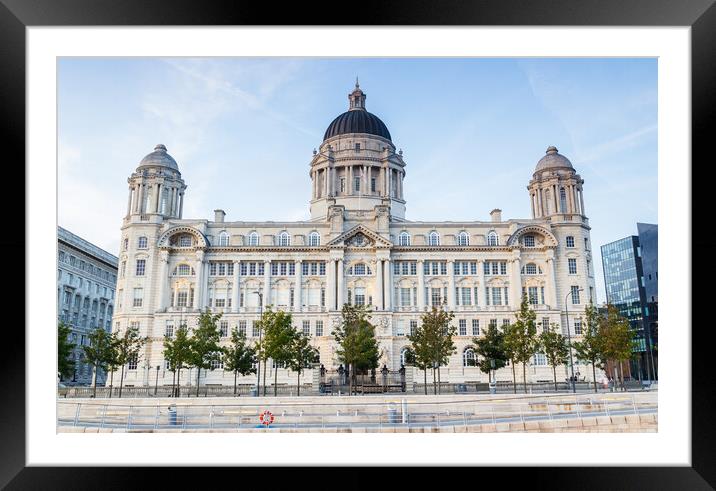 Port of Liverpool Building Framed Mounted Print by Jason Wells