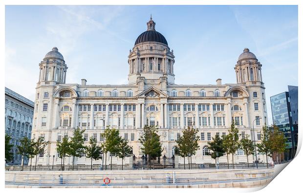Port of Liverpool Building Print by Jason Wells