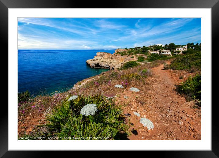 Carvoeiro Vale do Covo Framed Mounted Print by Wight Landscapes