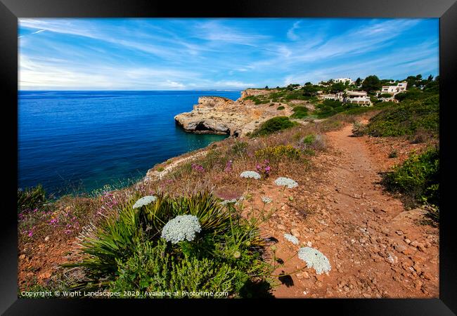Carvoeiro Vale do Covo Framed Print by Wight Landscapes