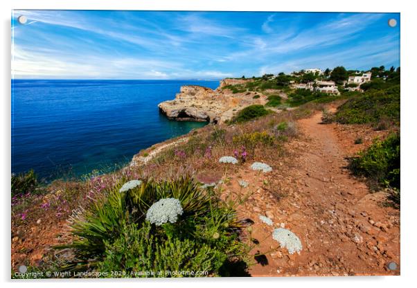 Carvoeiro Vale do Covo Acrylic by Wight Landscapes