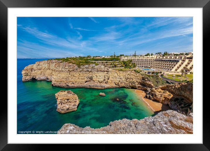 Tivoli Carvoeiro Algarve Resort Framed Mounted Print by Wight Landscapes