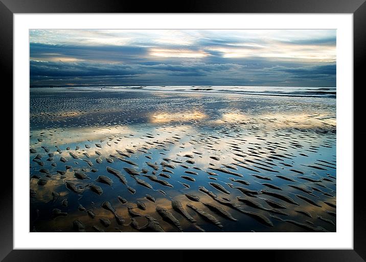Rippling Sands Framed Mounted Print by Wayne Molyneux
