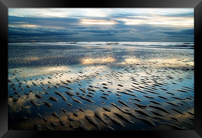 Rippling Sands Framed Print by Wayne Molyneux