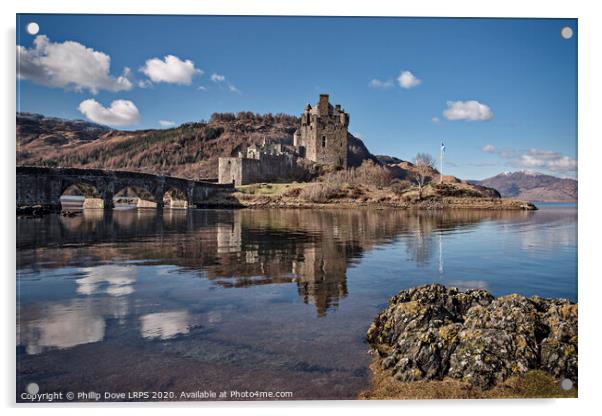 Eilean Donan Castle Acrylic by Phillip Dove LRPS