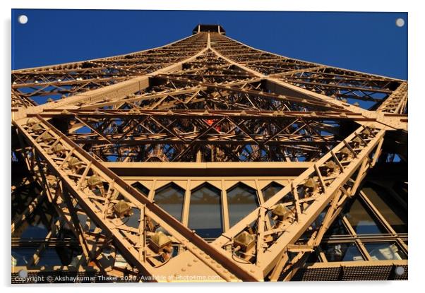 Pride of Paris - Eiffel Tower with unique point of Acrylic by PhotOvation-Akshay Thaker