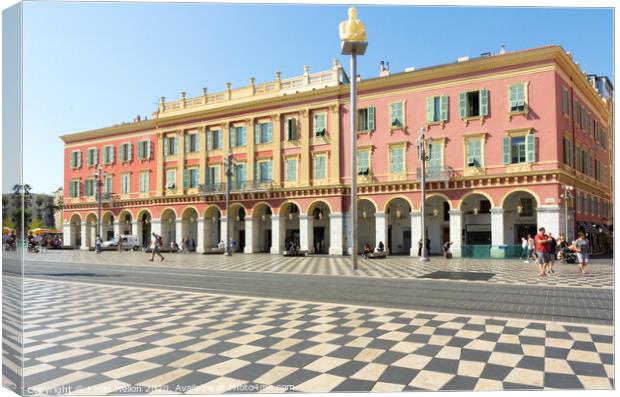 Place Massena Canvas Print by Kevin Hellon