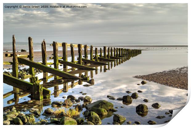 The Edge Of The Bay Print by Jamie Green