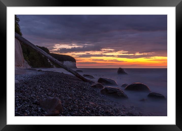 Kreidefelsen Sunrise Framed Mounted Print by Thomas Schaeffer